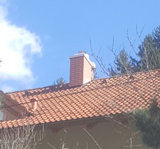 Zaključek dimnika z obložnim elementom