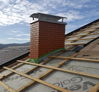 Zaključek dimnika s Final elementi