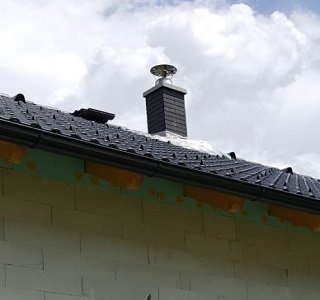 Zaključek dimnika s Final elementi