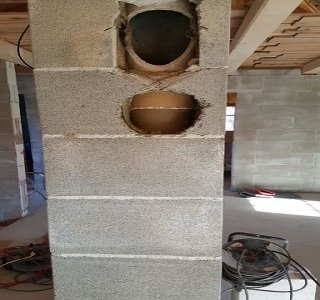 Menjava priključka na dimniku za kurilno peč