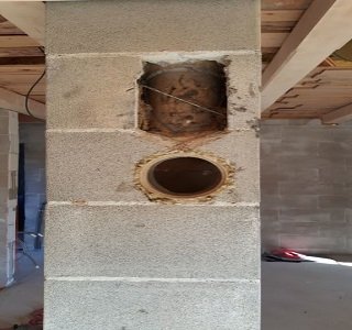 Menjava priključka na dimniku za kurilno peč