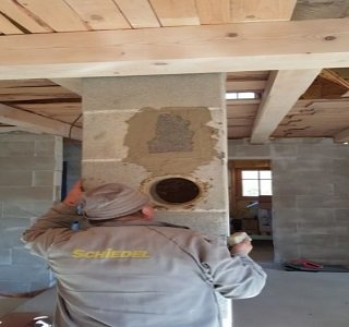 Menjava priključka na dimniku za kurilno peč