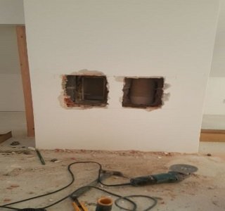 vgradnja priklopa za dimniška vratca